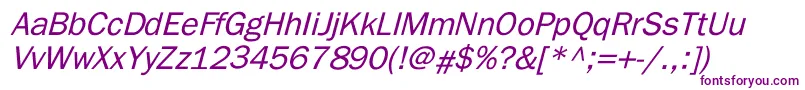 Fonte ElutheraItalic – fontes roxas