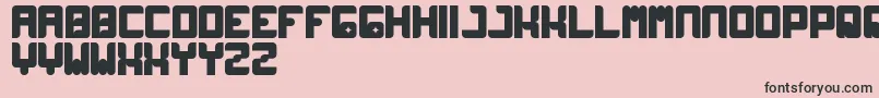 Wayner Font – Black Fonts on Pink Background