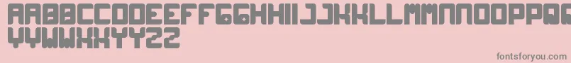 Wayner Font – Gray Fonts on Pink Background