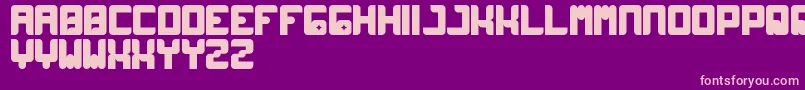 Wayner Font – Pink Fonts on Purple Background
