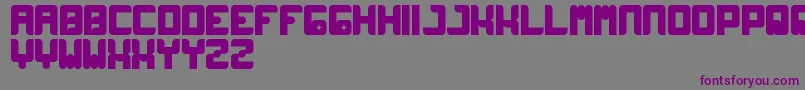 Wayner Font – Purple Fonts on Gray Background
