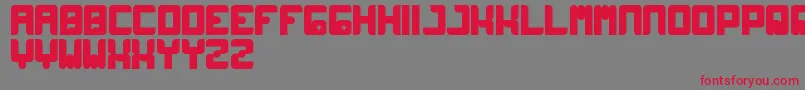Wayner Font – Red Fonts on Gray Background