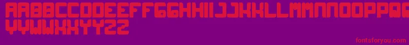 Wayner Font – Red Fonts on Purple Background