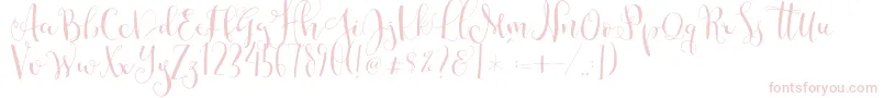 Cestlaisabellyalt Font – Pink Fonts on White Background