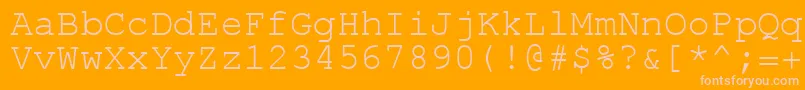 Подробнее о шрифте ErKurierKoi8 Шрифт ErKurierKoi8 – розовые шрифты на оранжевом фоне