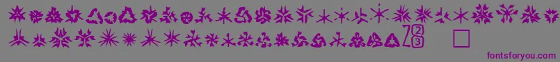 More about Zone23Foopy1 Font Zone23Foopy1 Font – Purple Fonts on Gray Background