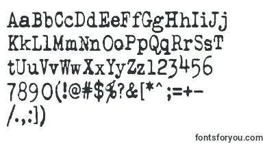 Qwertype font – typewriter Fonts