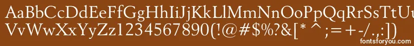 ReviveOv Font – White Fonts on Brown Background