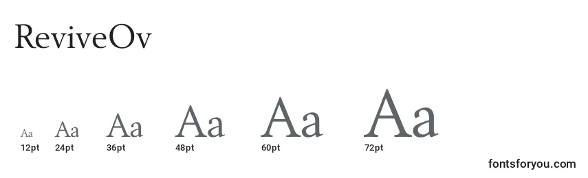 ReviveOv Font Sizes