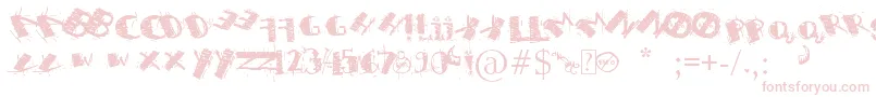 SweetH...SyaRevengeIMNotEmo Font – Pink Fonts on White Background