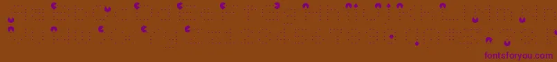 Шрифт Vd – фиолетовые шрифты на коричневом фоне