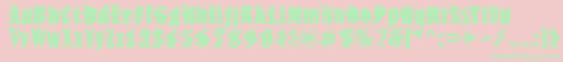 Más sobre la fuente BnSnake fuente BnSnake – Fuentes Verdes Sobre Fondo Rosa