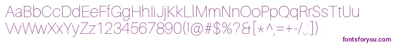 AileronUltralight Font – Purple Fonts