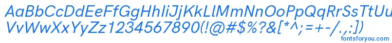 HkgroteskMediumitalic Font – Blue Fonts