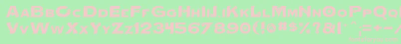 Mystik Font – Pink Fonts on Green Background