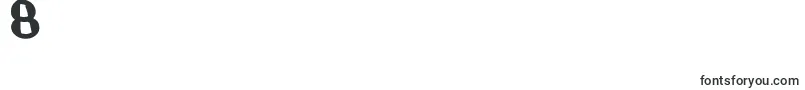 フォントOhgawd – フォント数字8