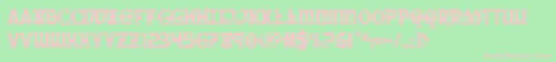 More about Warpriestcond Font Warpriestcond Font – Pink Fonts on Green Background