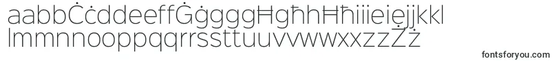 Шрифт Sinkinsans200xlight – мальтийские шрифты