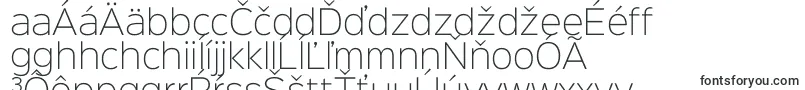 Fonte Sinkinsans200xlight – fontes eslovacas