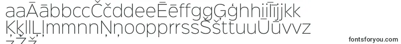 Sinkinsans200xlight Font – Latvian Fonts