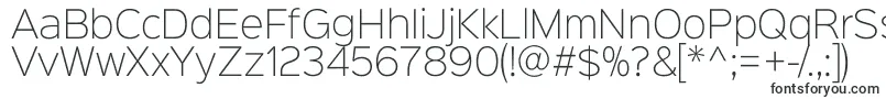 Sinkinsans200xlight-fontti – jalkapallofontit