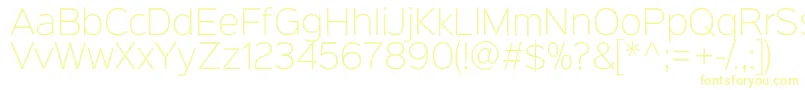 Sinkinsans200xlight Font – Yellow Fonts