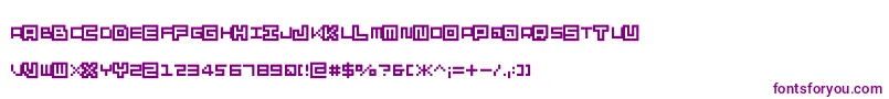Skatec Font – Purple Fonts on White Background