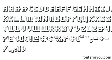 Khazad3De font – 3D Fonts