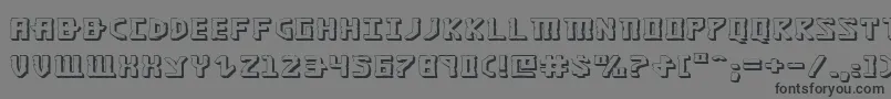 Khazad3De Font – Black Fonts on Gray Background