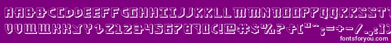 Khazad3De Font – White Fonts on Purple Background