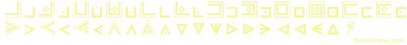 FamCode-Schriftart – Gelbe Schriften