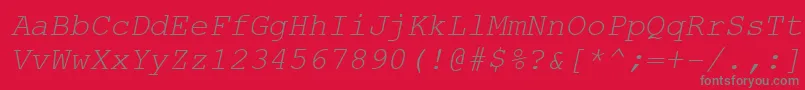 Подробнее о шрифте CourierNewРљСѓСЂСЃРёРІ Шрифт CourierNewРљСѓСЂСЃРёРІ – серые шрифты на красном фоне