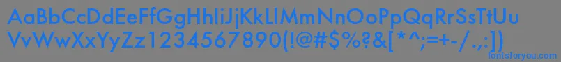 More about FuturisgttNormal Font FuturisgttNormal Font – Blue Fonts on Gray Background