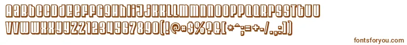 Шрифт Velvenda ffy – коричневые шрифты на белом фоне