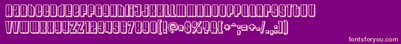 Velvenda ffy Font – Pink Fonts on Purple Background