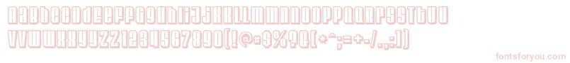 フォントVelvenda ffy – 白い背景にピンクのフォント
