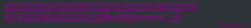 Velvenda ffy Font – Purple Fonts on Black Background