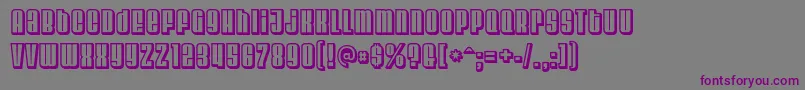 Velvenda ffy Font – Purple Fonts on Gray Background