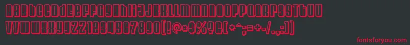 Velvenda ffy Font – Red Fonts on Black Background