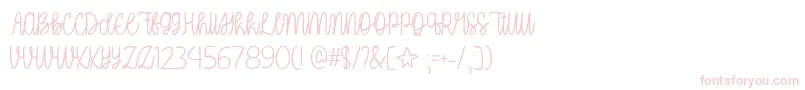 OhMyItsJulyTtf Font – Pink Fonts