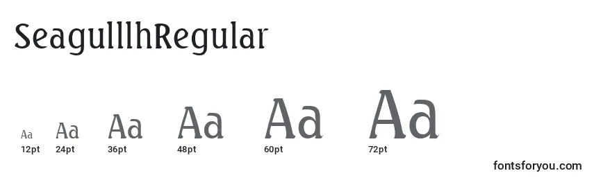 Размеры шрифта SeagulllhRegular