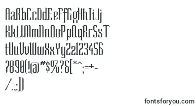 SoCondensed font – stretched Fonts
