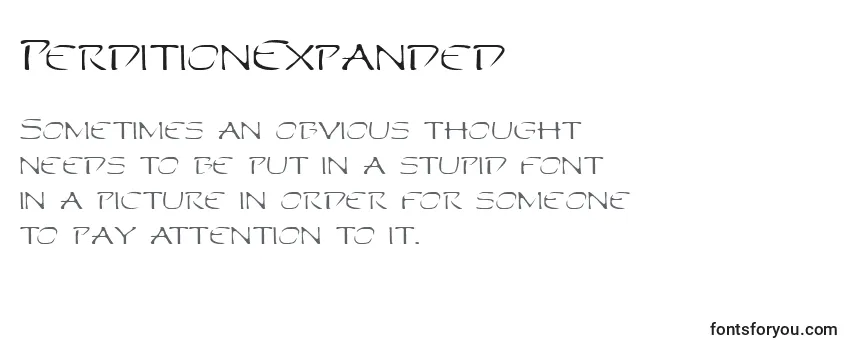 PerditionExpanded Font