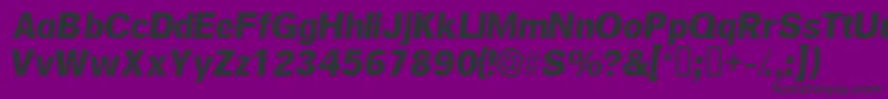 Więcej informacji o czcionce SalinasskItalic Czcionka SalinasskItalic – czarne czcionki na fioletowym tle