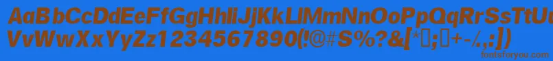 Подробнее о шрифте SalinasskItalic Шрифт SalinasskItalic – коричневые шрифты на синем фоне