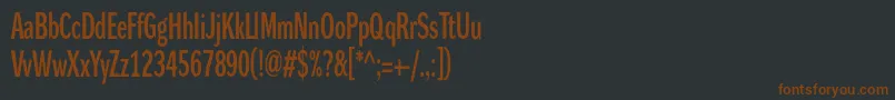 More about Dynagroteskdxc Font Dynagroteskdxc Font – Brown Fonts on Black Background