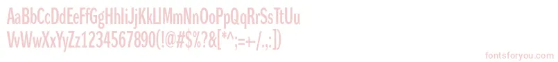 Dynagroteskdxc Font – Pink Fonts on White Background
