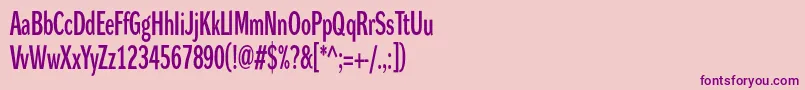 More about Dynagroteskdxc Font Dynagroteskdxc Font – Purple Fonts on Pink Background