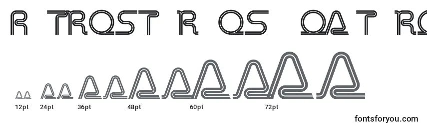 RetroStereoThinAlternate Font Sizes