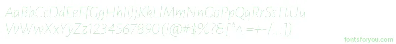 LunasansThinitalic Font – Green Fonts